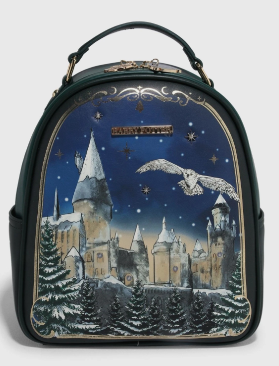 Harry Potter Snowy Hogwarts Scene Light-Up Mini Backpack