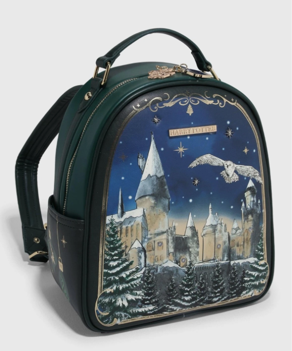 Harry Potter Snowy Hogwarts Scene Light-Up Mini Backpack