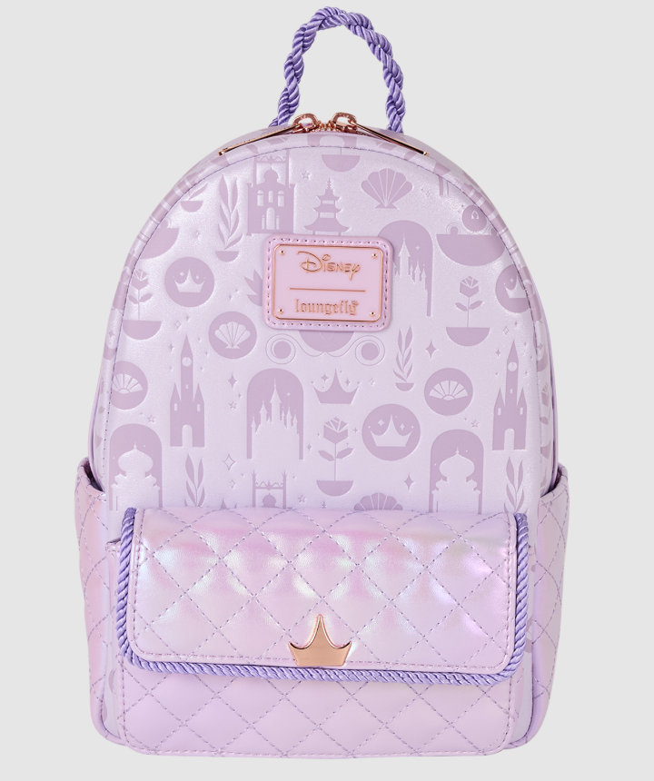 Princess Iridescent All-Over Print Mini Backpack