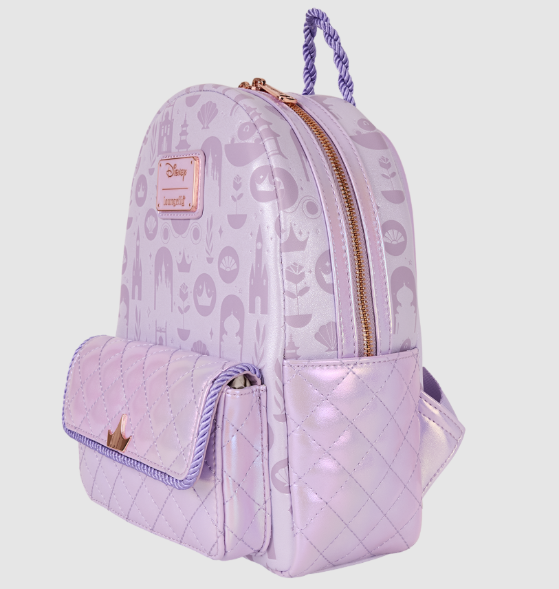 Princess Iridescent All-Over Print Mini Backpack