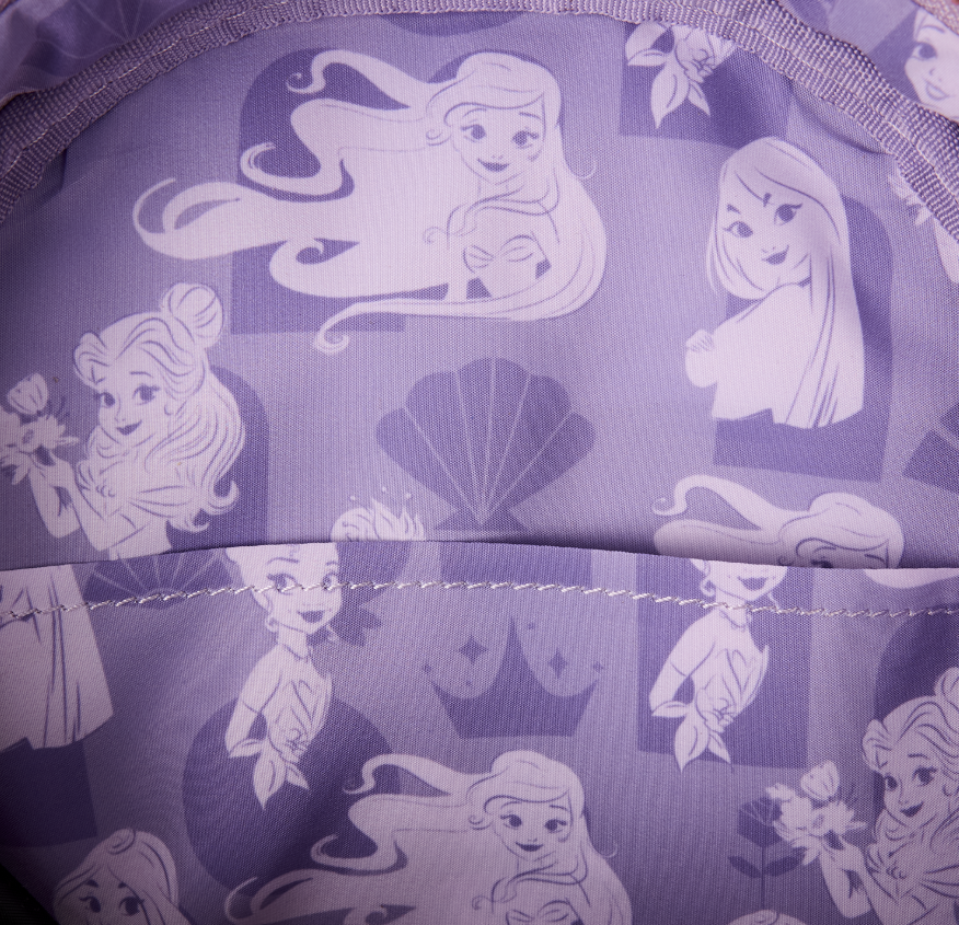 Princess Iridescent All-Over Print Mini Backpack