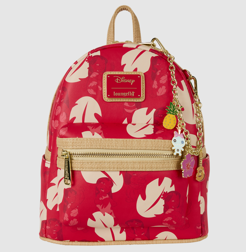 Lilo and Stitch Charm Mini Backpack