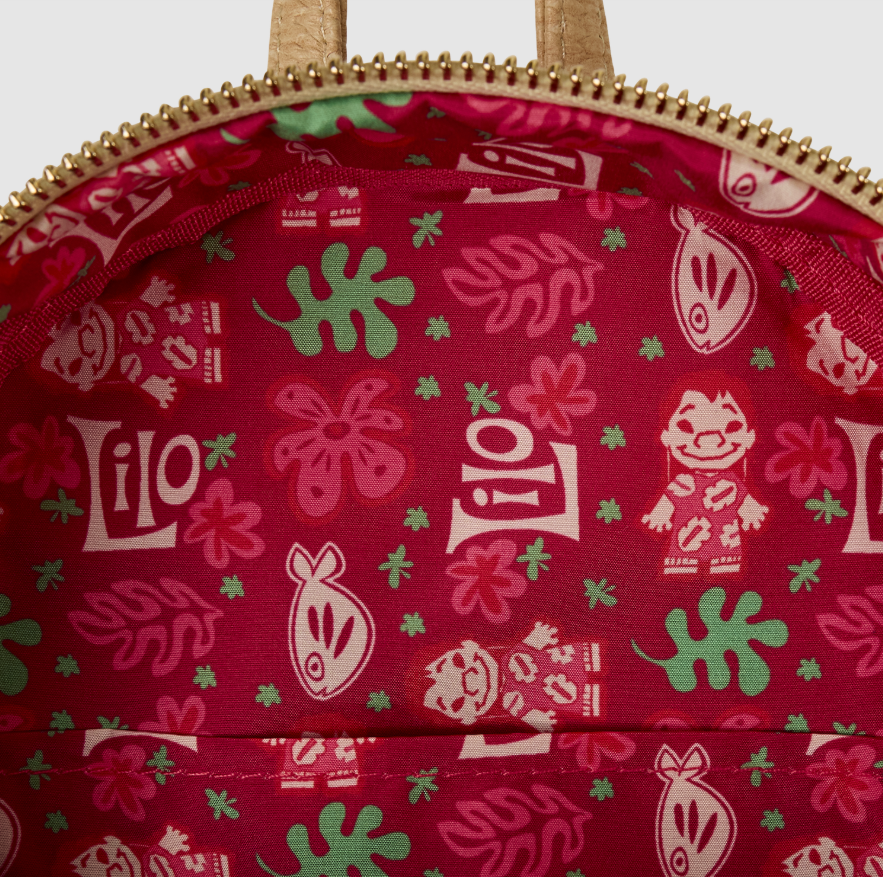 Lilo and Stitch Charm Mini Backpack
