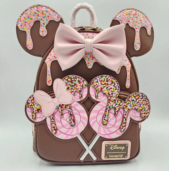 Minnie Mouse Chocolate Sprinkled Lollipop Mini Backpack