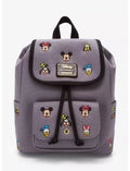 Mickey & Friends Canvas Drawstring Backpack
