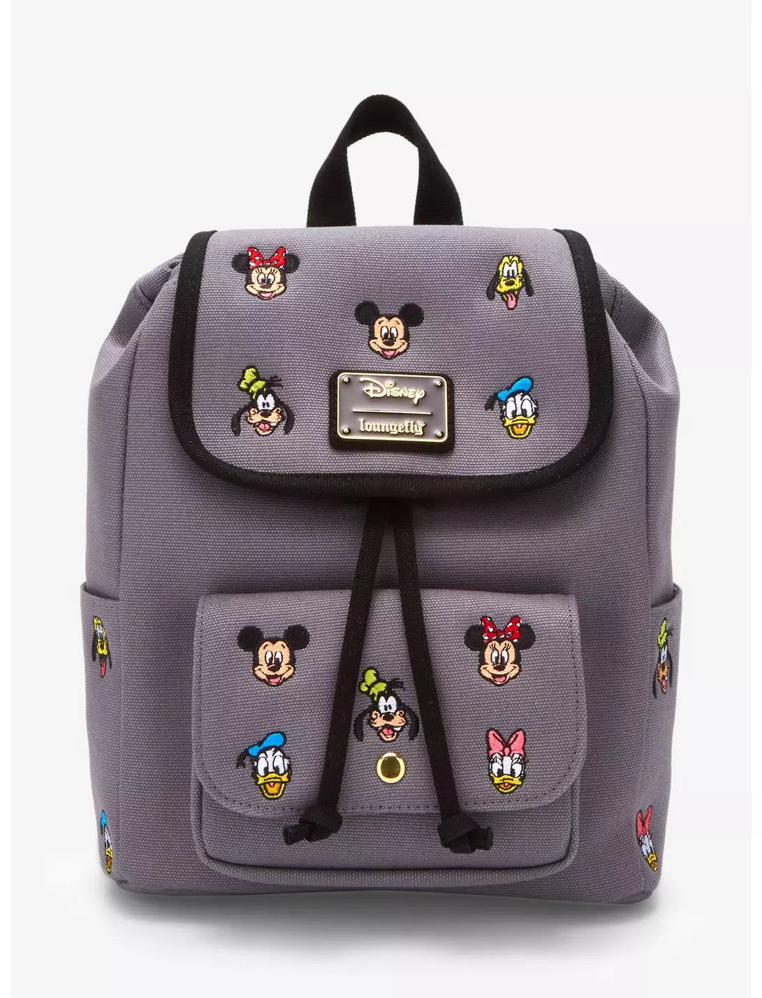 Mickey & Friends Canvas Drawstring Backpack