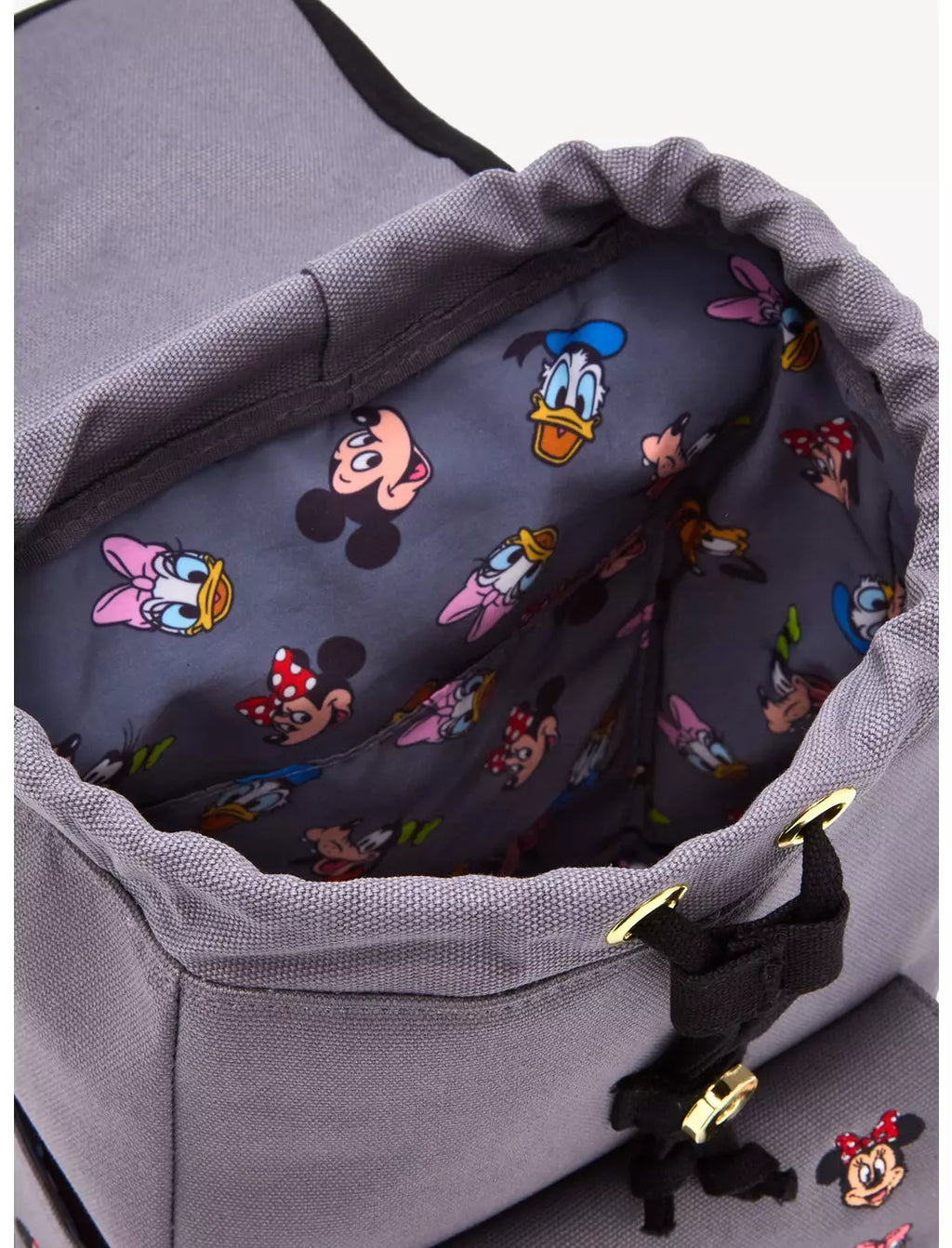 Mickey & Friends Canvas Drawstring Backpack