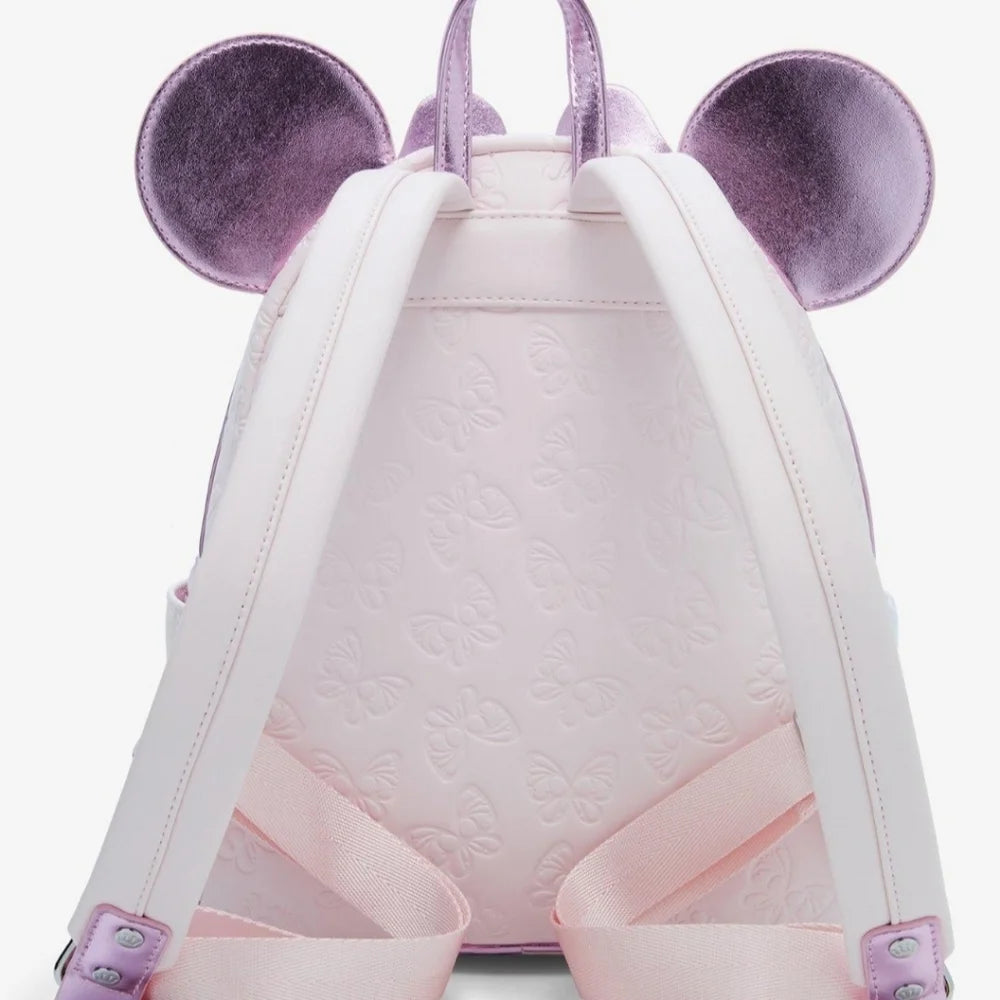 Pink Butterfly Minnie Mouse Backpack