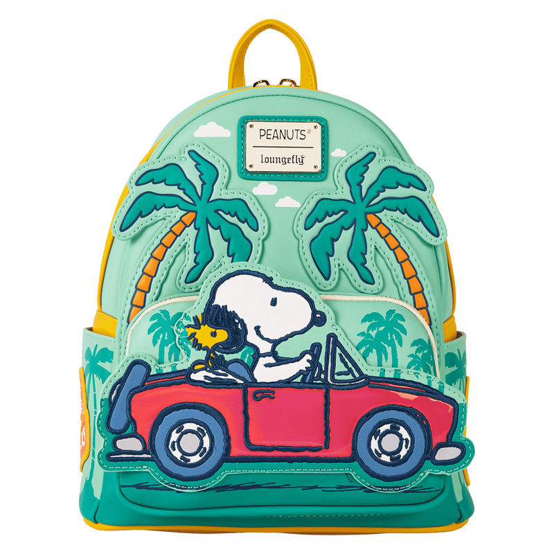 Peanut Snoopy Road Trip Mini Backpack