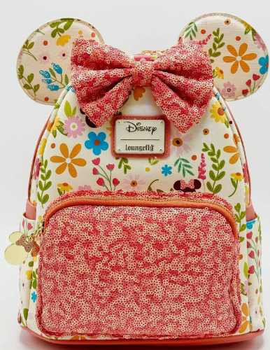 Minnie Mouse Pink Floral Mini Backpack