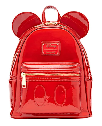 Mickey Mouse Red Holographic Mini Backpack