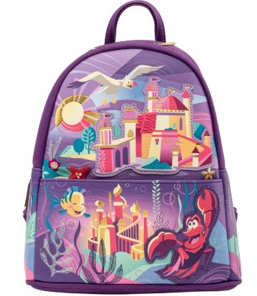 The Little Mermaid & Friends Castle Mini Backpack