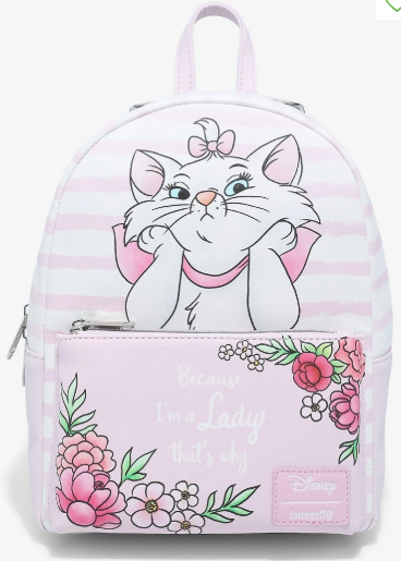 The Aristocats Marie Striped Mini Backpack