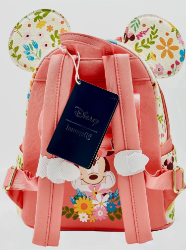 Minnie Mouse Pink Floral Mini Backpack