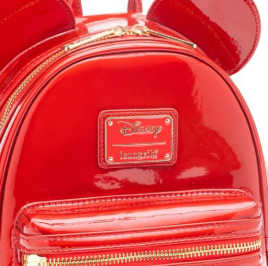 Mickey Mouse Red Holographic Mini Backpack