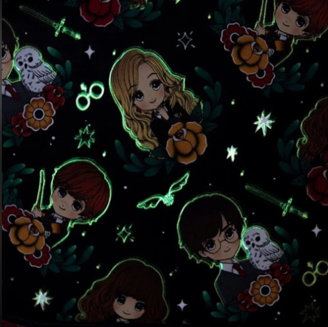 Harry Potter Glow In The Dark Kawaii Mini Backpack
